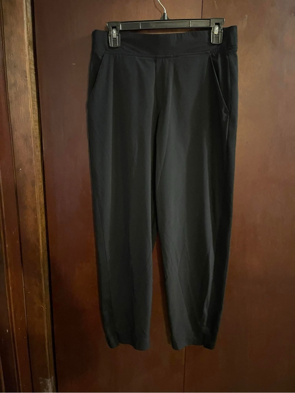 Athleta Black Slim Track Joggers